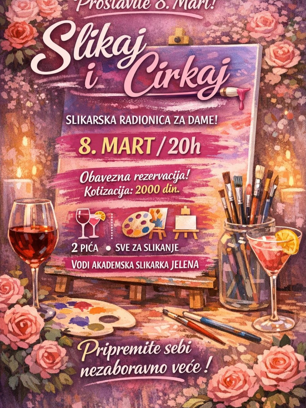 Plakat radionice Slikaj i cirkaj