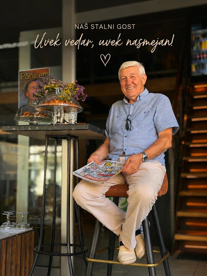 Naš stalni gost — uvek vedar, uvek nasmejan